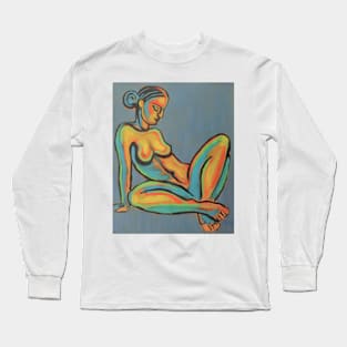 Colourful Nude 1 Long Sleeve T-Shirt